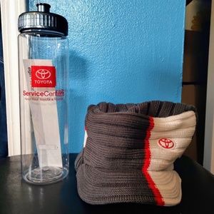 Toyota Hat/Beanie & Water Bottle